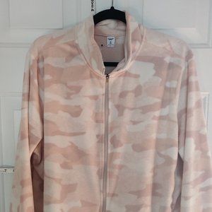 NWT Old Navy Go Warm Fleece Jacket Camo Pink
